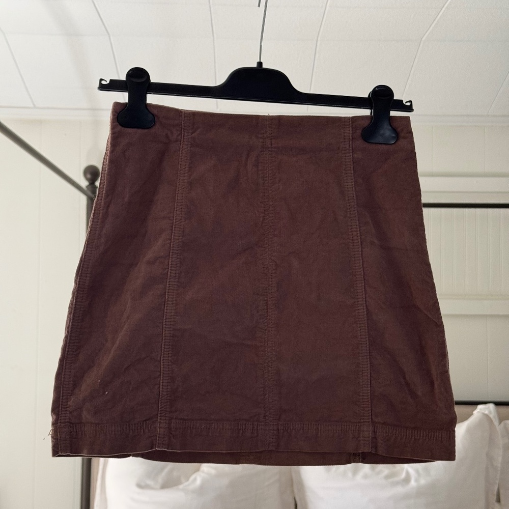 Free People Corduroy Mini Skirt